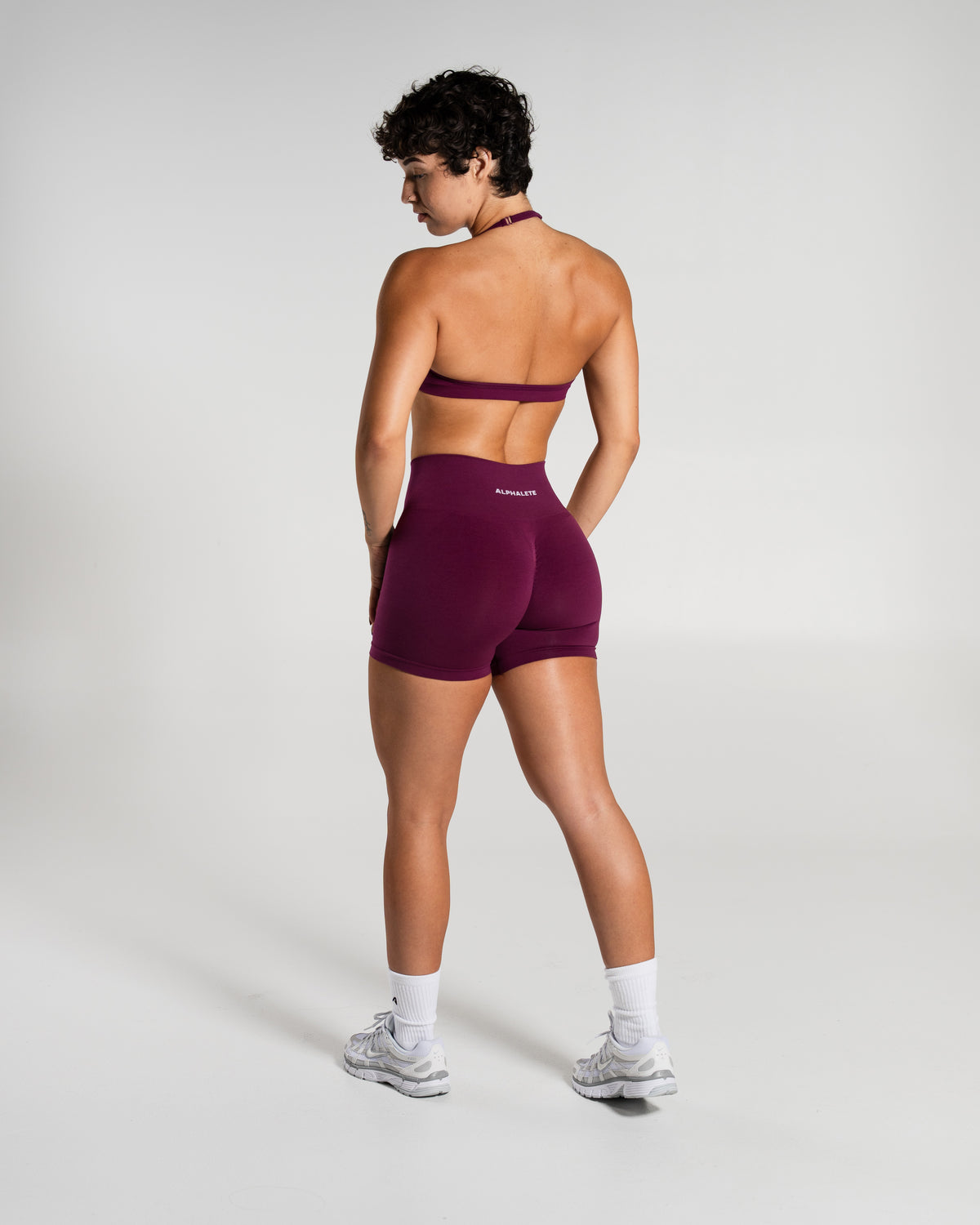 Amplify Mid Rise Short - Mulberry product media