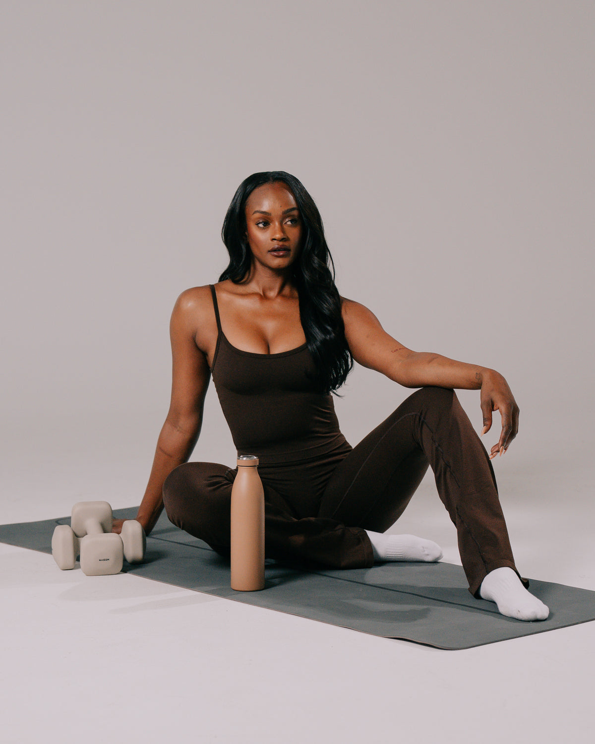 Amplify Ultra-High Rise Flared Pant - Cashmere product media