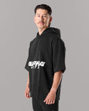Alpha Layered Hoodie - Black