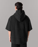 Alpha Layered Hoodie - Black