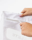 Mesh Tote Bag in White – unisex tote bag, view 5