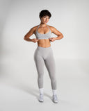 Amplify Mid Rise Legging in LT Heather – Alphalete women's legging