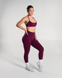 Amplify Ultra-High Rise Legging in Mulberry – women's legging in nylon and polyester fabric, view 6
