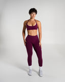 Amplify Mid Rise Legging in Mulberry – Alphalete women's legging