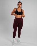 Amplify Mid Rise Legging - Merlot