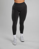 Amplify Mid Rise Legging - Dark Heather Grey