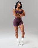 Amplify Mid Rise Short - Black Garnet