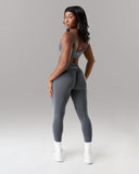 Amplify Mid Rise Legging - Smoke