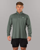 Racer Quarter Zip - Muted Sky