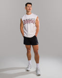 Dark Haven Cut Off - White