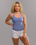 Flex Tank Long - Bluebonnet