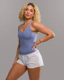 Flex Tank Long - Bluebonnet