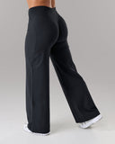 Aura Wide Leg Pant Regular - Black