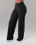 Aura Wide Leg Pant Long - Black