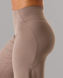Aura Wide Leg Pant Regular - Mocha