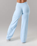 Aura Wide Leg Pant Regular - Powder Blue