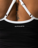 Crossed Push Tank - Black Contrast