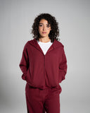 Core Midweight Fleece Zip Hoodie - Strawberry Jam
