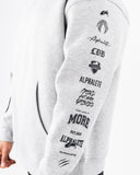 Core Stripe Hoodie - Heather Grey