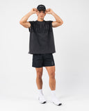 Core Trucker Hat in Black – Alphalete unisex trucker hat, view 4