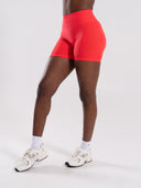 Pump High Rise Short - Neon Red