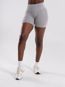Pump High Rise Short - LT Heather