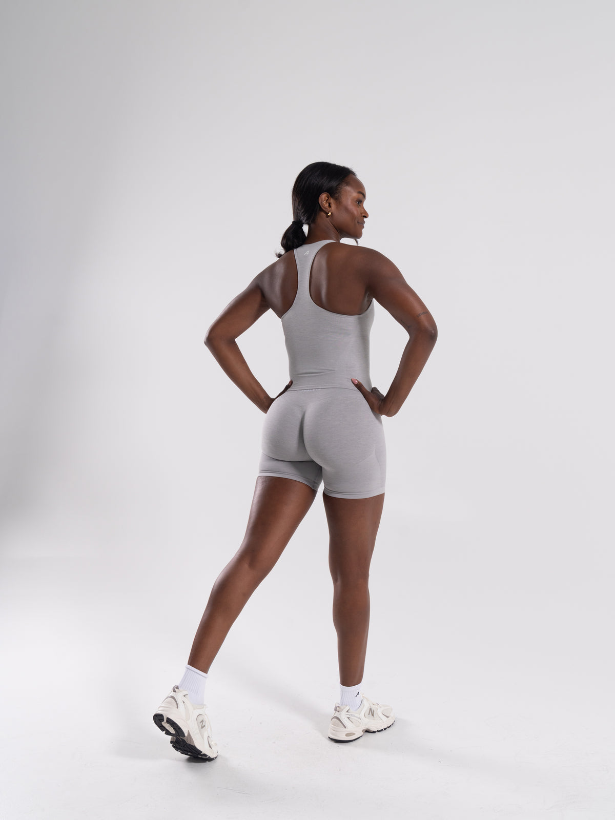 Pump High Rise Short - White product media