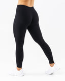 Dip Back Mid Rise Legging - Black