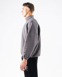 ELMTS Quarter Zip - Heather Cloud