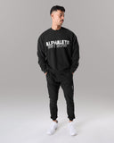 Establishment Split Crewneck - Black