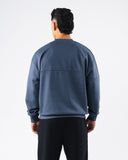 Establishment Split Crewneck - Marine