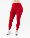 Everyday Core Mid Rise Legging - Carmine