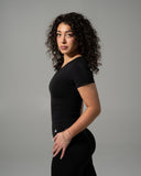 Glass Tee - Black