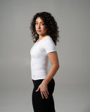 Glass Tee - White