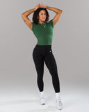 Icon Baby Tee - Court Green