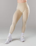 Pump Mid Rise Legging - Wheat