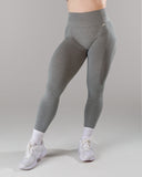 Pump Mid Rise Legging - Heather Grey