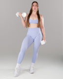 Pump Mid Rise Legging - Skyline