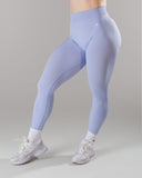 Pump Mid Rise Legging - Skyline w/ Logo