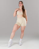 Pump Mid Rise Short - Wheat