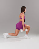 Pump Mid Rise Short - Acai Berry