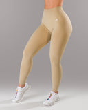 Pump Mid Rise Legging - Sahara