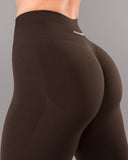 Pump Mid Rise Legging - Espresso