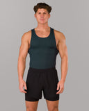 Zero Ribbed Tank 2pk - Signature Green / Signature Navy