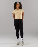 Varsity Baby Tee - Sahara