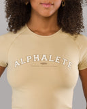 Varsity Baby Tee - Sahara