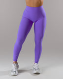 Dip Back Mid Rise Legging - Ultraviolet