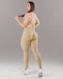 Pump Mid Rise Legging - Sahara