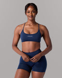 Amplify Open Back Bra - Anchor