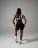 Pump Mid Rise Biker Short - Black